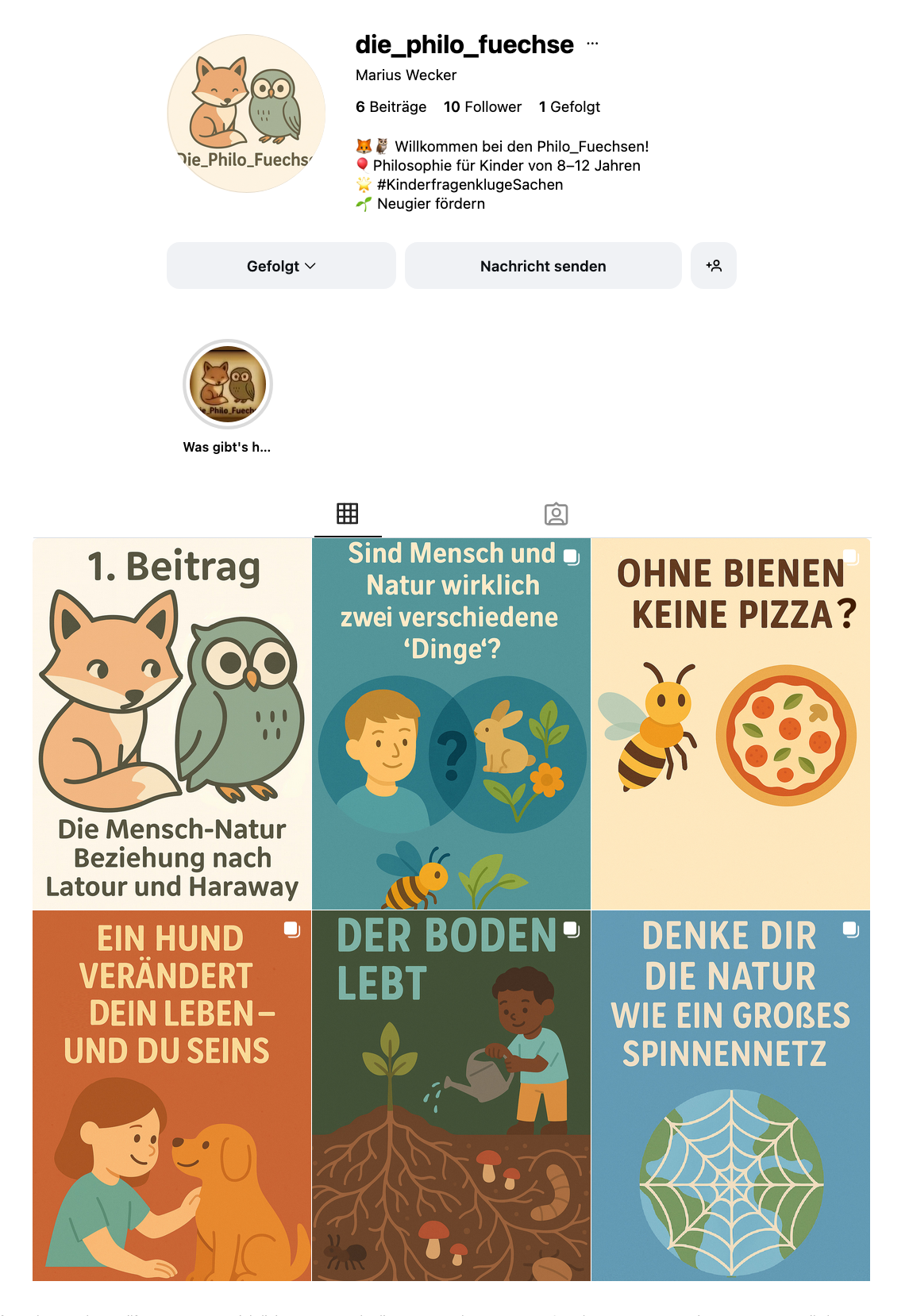 Nachhaltigkeit im Blick: Die Philofüchse sind dabei!